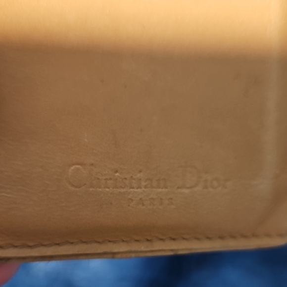 Authentic Vintage Dior Brown/Tan Leather Card Holder - Picture 5 of 7